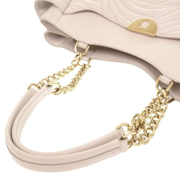 SALVATORE FERRAGAMO Pink Leather Shoulder Bag - Picture 5 of 11